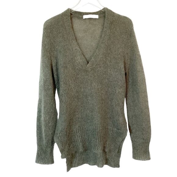 DION LEE Women’s Small S V-neck Sweater Top Mohair Wool Blend Pullover Dion Lee - Picture 3 of 14